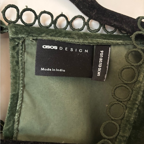 ASOS Green Ruffled Dress - Picture 3 of 5